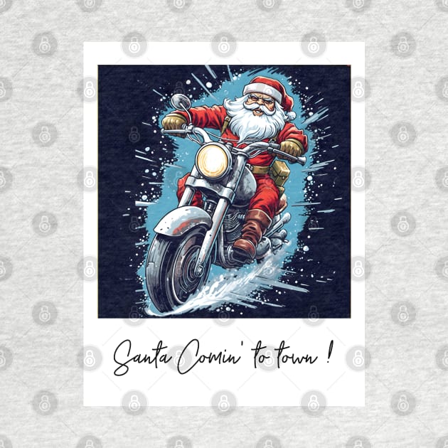 santa claus is coming to town by MZeeDesigns